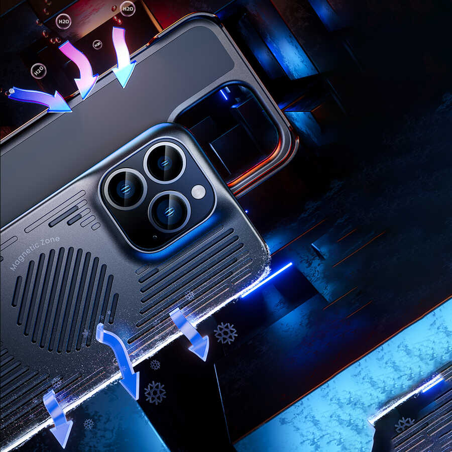 Benks Bizzard iPhone 13 Pro Max Kılıf Soğutucu Özellikli Oyuncu Telefon Kılıfı - 16 Benks Bizzard iPhone 13 Pro Max Kılıf Soğutucu Özellikli Oyuncu Telefon Kılıfı - 16